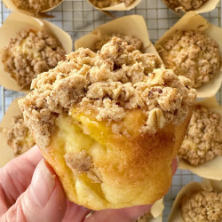 Gluten-free Peaches And Cream Muffins
