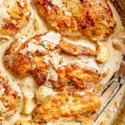 Creamy Garlic Chicken Breast Recipe