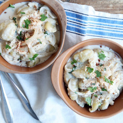 Gnocchi With Sherried Shallots