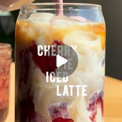 Cherry Pie Iced Latte