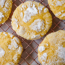 Lemon Crinkle Cookies