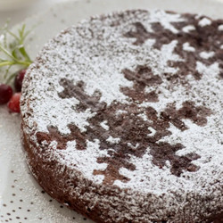 Fallen Chocolate Souffle With Armagnac Prunes Delia Smith celebration dessert