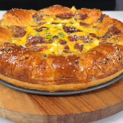 Breakfast Croissant Pie