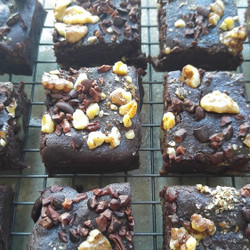 Zero Waste Vegan Chocolate Brownies