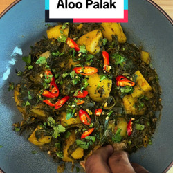 Aloo Palak (spinach Potato) Curry