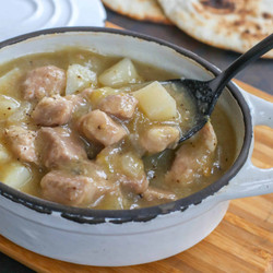 Green Chile Pork Stew - Instant Pot