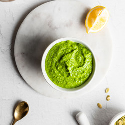 Spicy Mustard Green Pesto Recipe