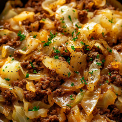 Ground Beef And Cabbage