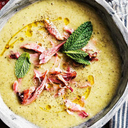 Zucchini And Ham Hock Soup
