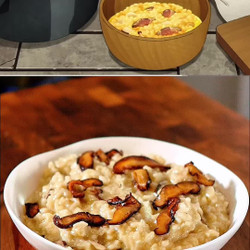 Mushroom Risotto From Delicious In Dungeon