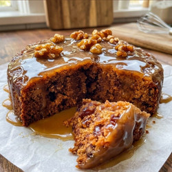 Moist And Nutty Date And Walnut Cake With A Hint Of Warm Spices