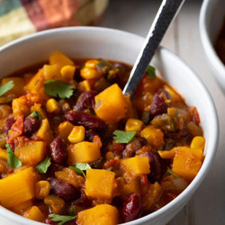 Three Sisters Butternut Squash Chili Recipe