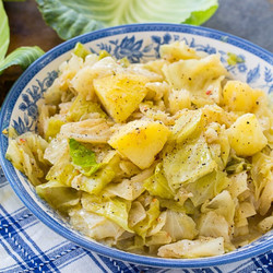 Smothered Cabbage And Potatoes