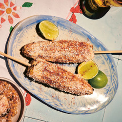 Street Food Mexican-style Charred Corn