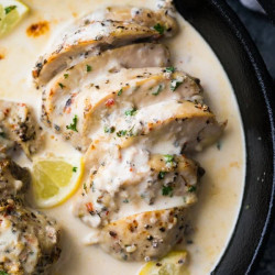 Instant Pot Creamy Lemon Chicken Breasts