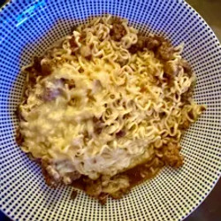 French Onion Baked Ramen