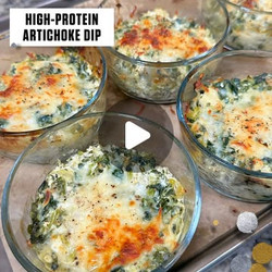High-protein Artichoke Dip