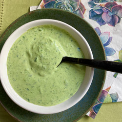 Spring Green Sauce With Yogurt &amp; Cilantro