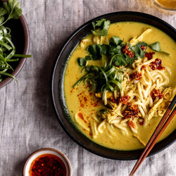 Coconut Turmeric Chicken Soup
