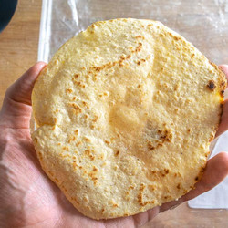 Half and Half Tortillas (Corn + Flour)