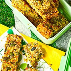 Seeded Cheese &amp; Chive Flapjacks
