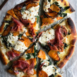 Winter Squash &amp; Prosciutto Pizza