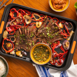 Sheet Pan Skirt Steak Ssäm