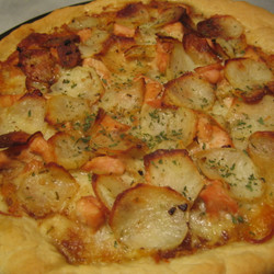 Rosemary Chicken And Potato Pizza