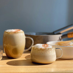 Hojicha Maple Latte