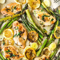 Tarragon Chicken With Asparagus