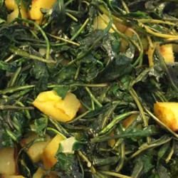 Salad With Potatoes And Wild Greens