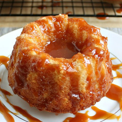 Salted Caramel Mini Apple Cake Bundts