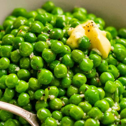 Garlic Buttered Peas