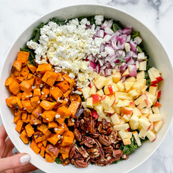 Harvest Bowl Salad With Apple Cider Vinaigrette