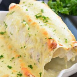 Creamy Turkey Enchiladas