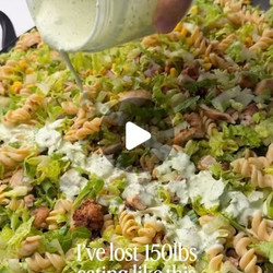 Creamy Chipotle Lime Chicken Pasta Salad