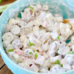 Creamy Potato And Ham Salad