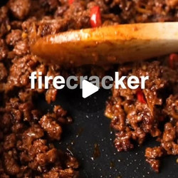 Firecracker Crispy Beef Rice Bowl