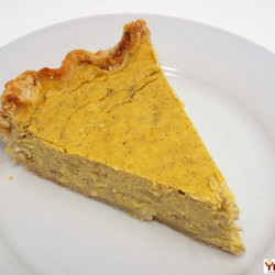 Banana Sweetened Pumpkin Pie Made From Scratch