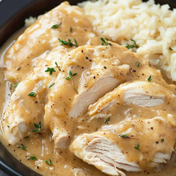 Slow Cooker Chicken And Gravy