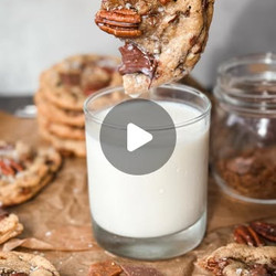 Sourdough Butter Pecan Toffee Cookies