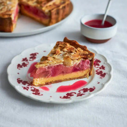 Rhubarb &amp; Custard Tart