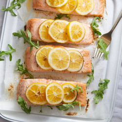 15-minute Baked Salmon With Lemon