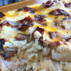 Creamy Chicken And Chipotle Rice Bake