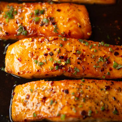 Hot Honey Butter Salmon