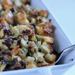 Classic Sourdough Stuffing With Sausage