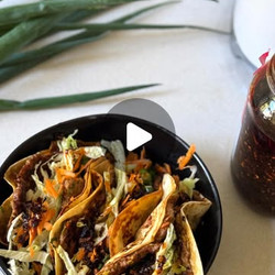 Smashed Dumpling Tacos