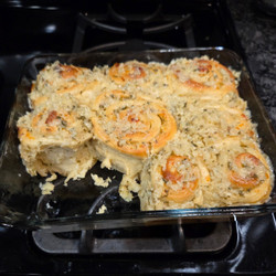 Cheesy Garlic Bread Rolls