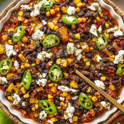 No-cook Chili Bowl (15-minute Summer Dinner)