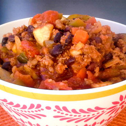 Very Veggie And Beef Chili